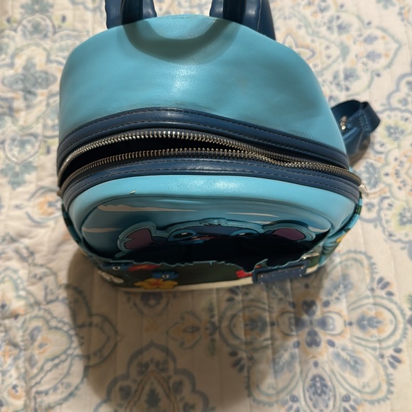 Disney Parks Exclusive Loungefly Stitch Summer Pop Up Flowers Mini Backpack - Picture 3 of 8